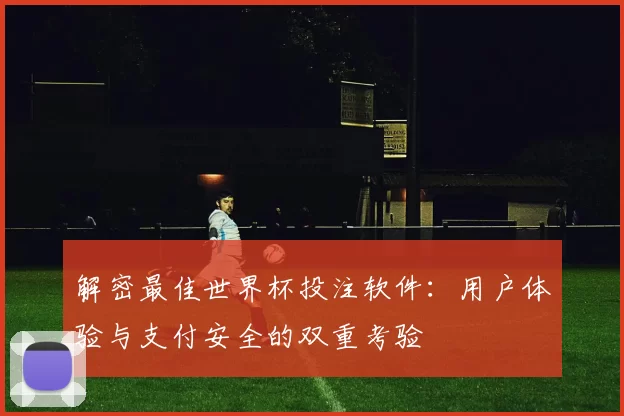 解密最佳世界杯投注软件:用户体验与支付安全的双重考验